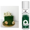 BARWNIK SPOŻYWCZY ozdoby na tort ZAMSZ W SPRAY zielony velvet 250ml DUŻY